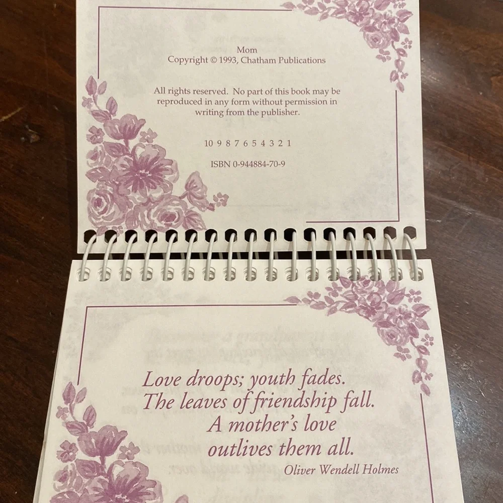 MOM Motivational Inspirational Daily Quotes Perpetual Flip Calendar w easel